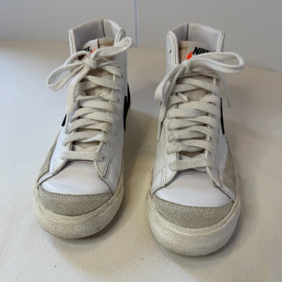 Nike Blazer Mid 77 White/Sail-Black CZ1055-100 Women's Size 6 - Picture 2 of 9